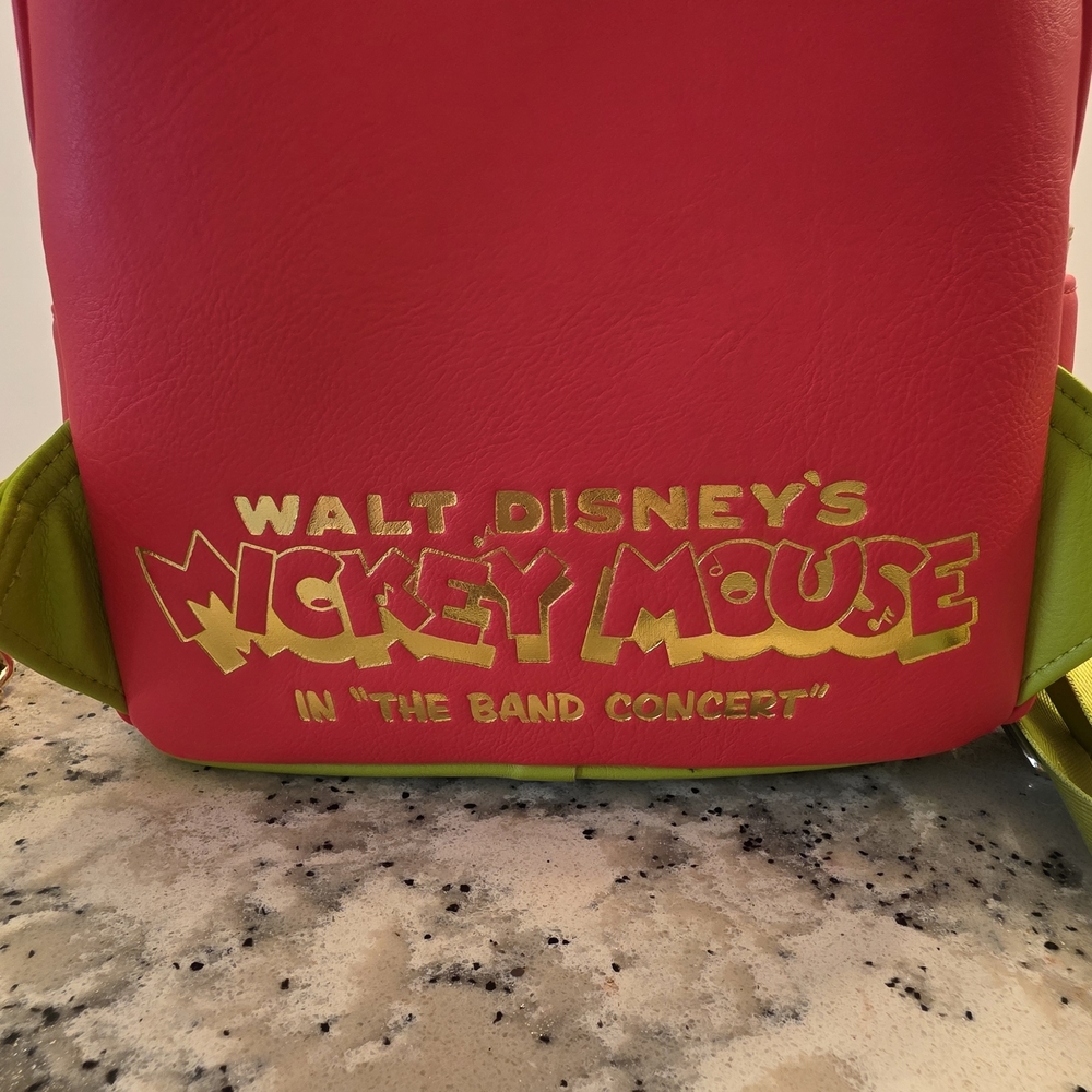 Disney Loungefly Mickey Mouse Marching Band Red and Black NWOT - Picture 7 of 16